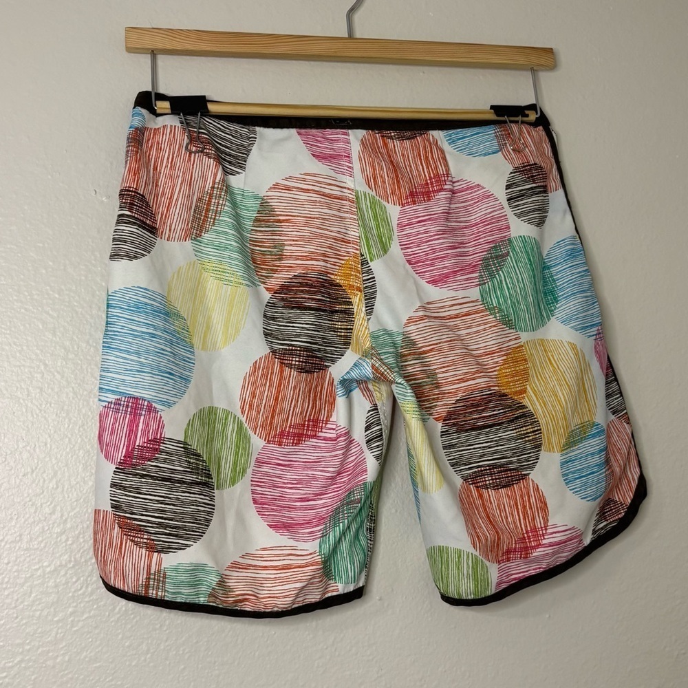 Roxy Women Vintage Multicolor Swim Board Shorts - Picture 9 of 9